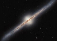 Hubble Captures an Edge-On Spiral with Curve Appeal