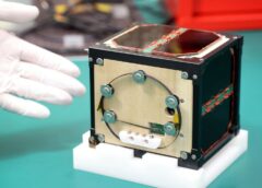 World’s 1st wooden satellite arrives at ISS for key orbital test