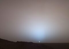 Sunset on Mars