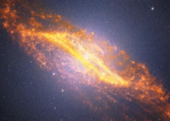James Webb Space Telescope celebrates its 4th birthday with stunning image of a galaxy crash site