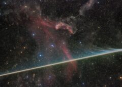 APOD: 2026 August 3 – Vaporizing Meteor Photobombs the Lacerta Nebula