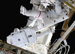 Watch 2 astronauts replace failed ISS antenna during spacewalk today