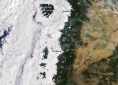Cloudy Cloak Over the Northwest