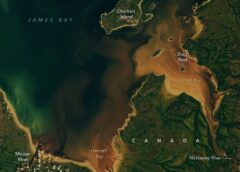 The Beaver Brown Waters of Rupert Bay 